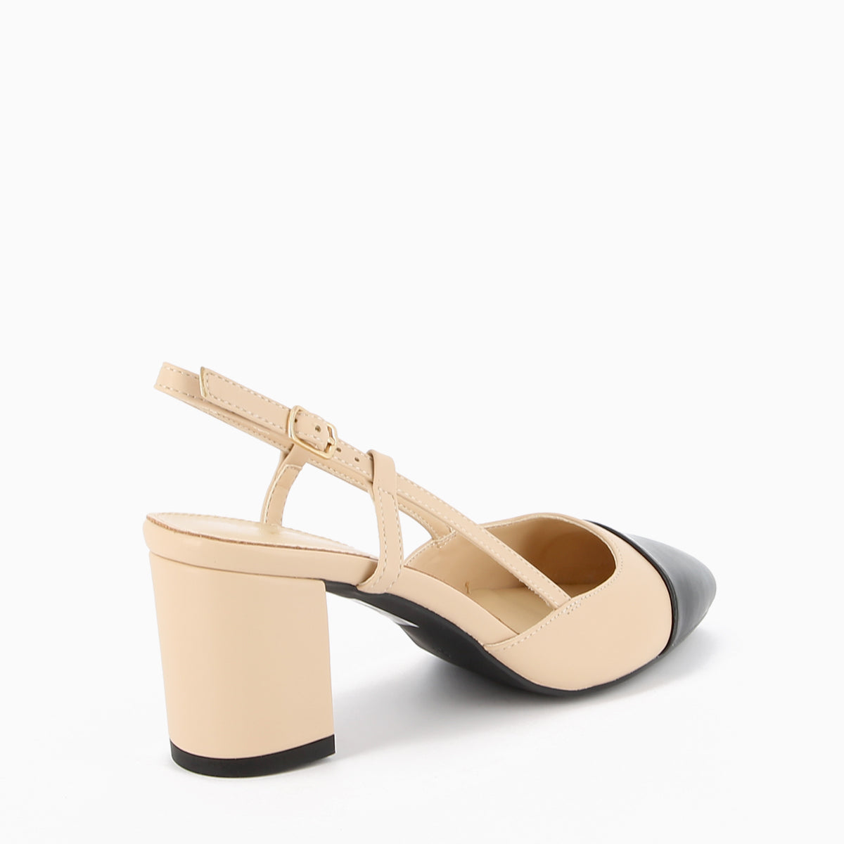 Vera Slingback Cream and Beige