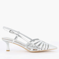 Kelly Silver Slingback
