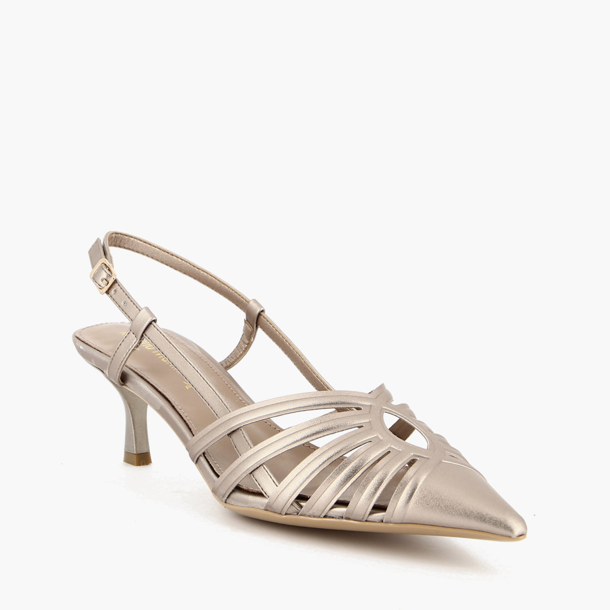 Kelly Silver Slingback