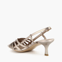 Kelly Silver Slingback