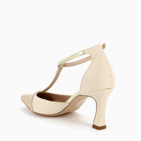 Giulia Beige-Cream-Gold Pumps