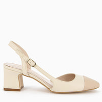Chantal Slingback Cream and Black