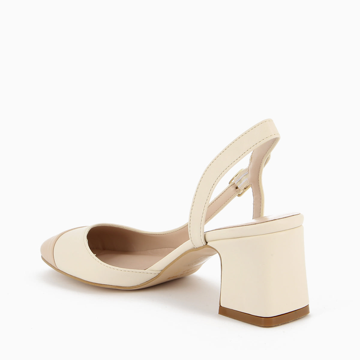 Chantal Slingback Cream and Black