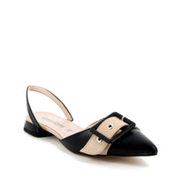 Ada Ballerina Slingback Black Beige
