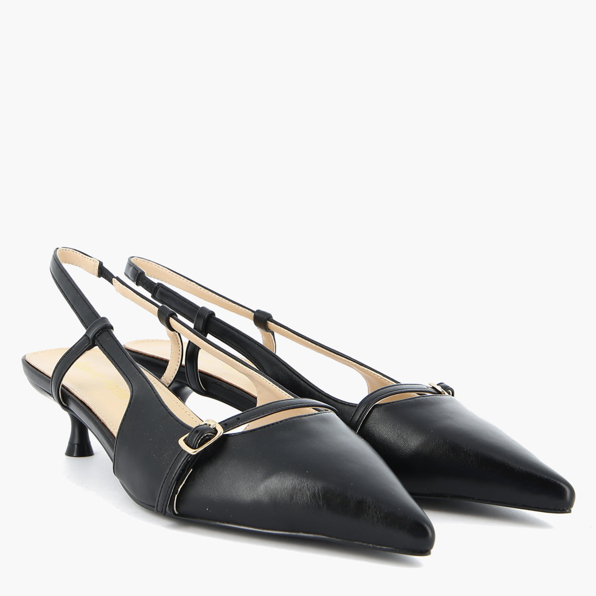 Décolletè Lidia Nero con Cinturino | Roberta Martini