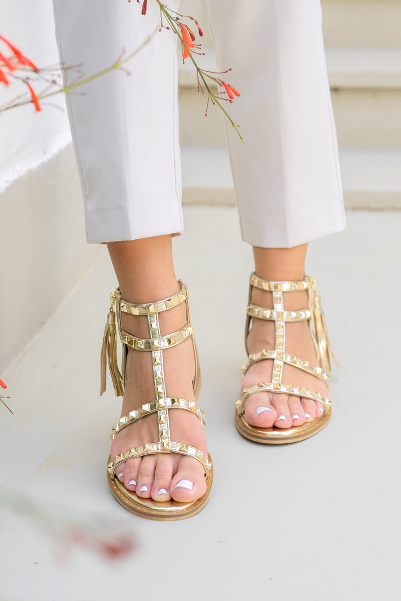 Athena Studded Sandal