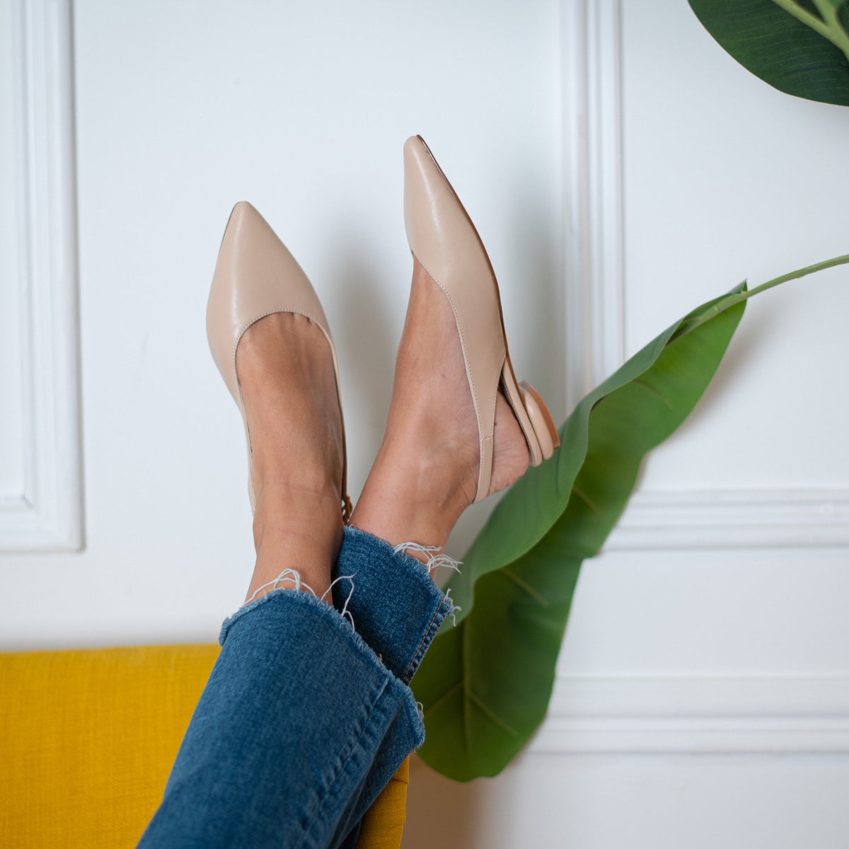 Ballerina Isabel Slingback con Cinturino
