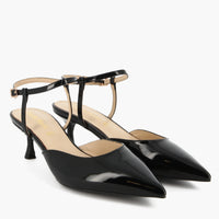Slingback Terry Vernice Nero | Roberta Martina