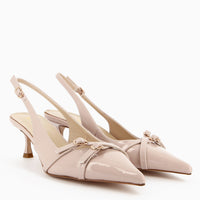 Slingback Karol Vernice Cipria |Roberta Martini