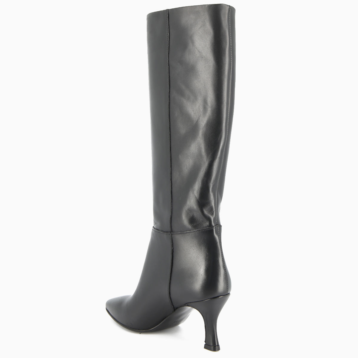 Botte Hanna en Cuir Noir