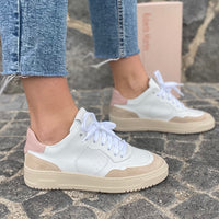 Sneakers Kylie Bianco/Rosa