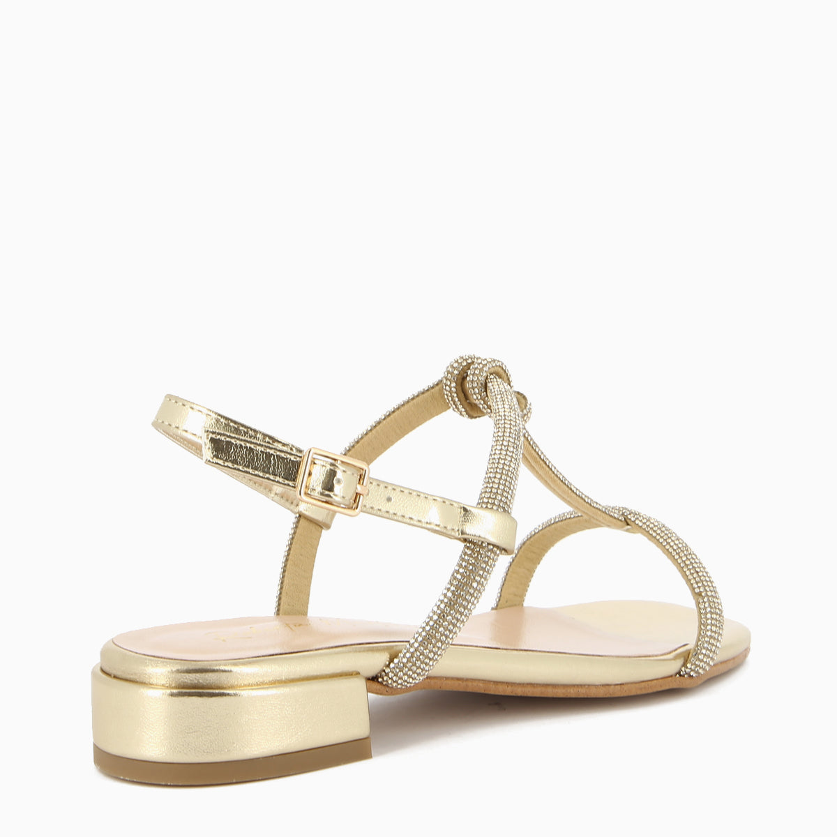 Ivana Sandal with rhinestone straps