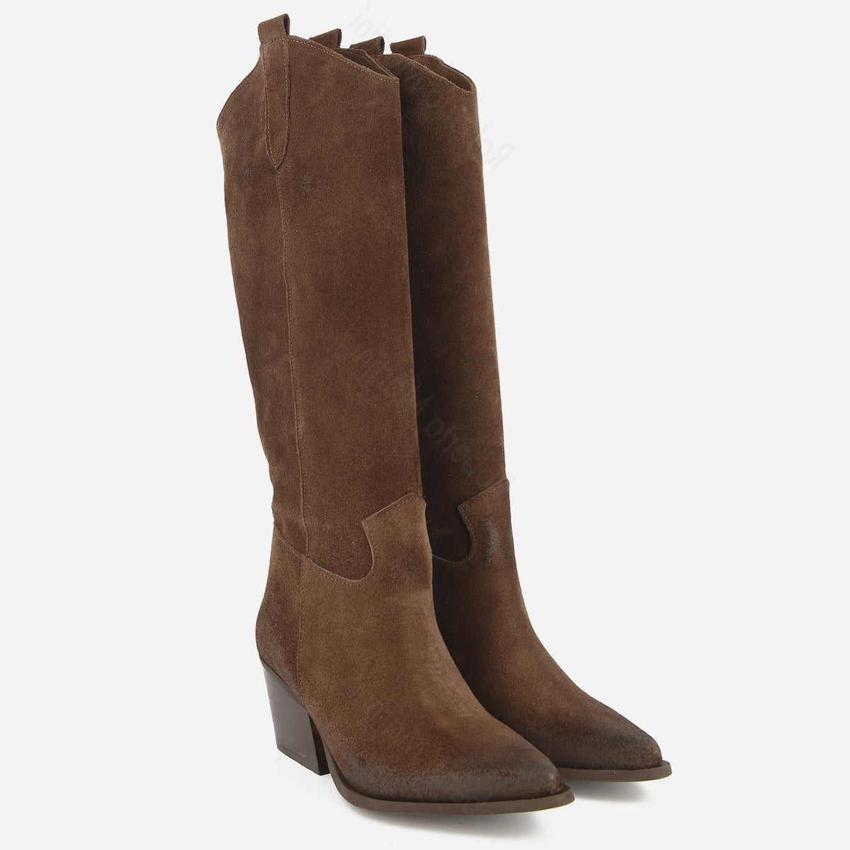 Botte Hanna en Cuir Noir