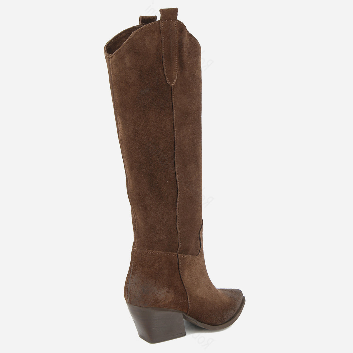 Kinsley Leather Texan Boot Black