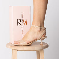 Sandalo Zoe con Cinturino Beige