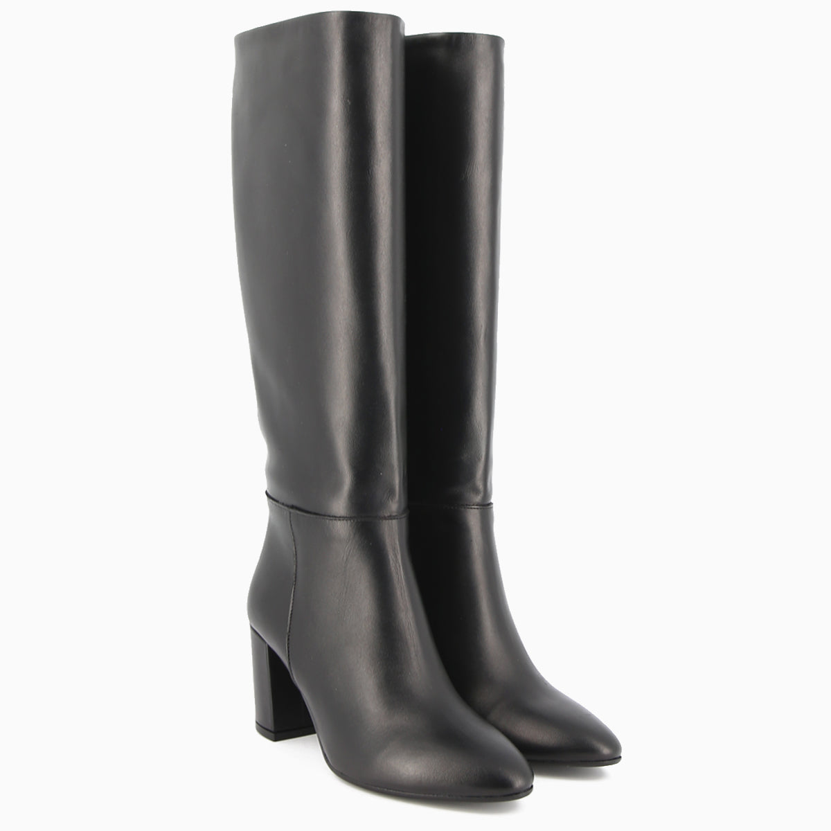 Botte Hanna en Cuir Noir