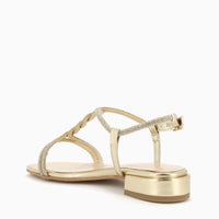 Maddy Sandal with Rhinestone Straps