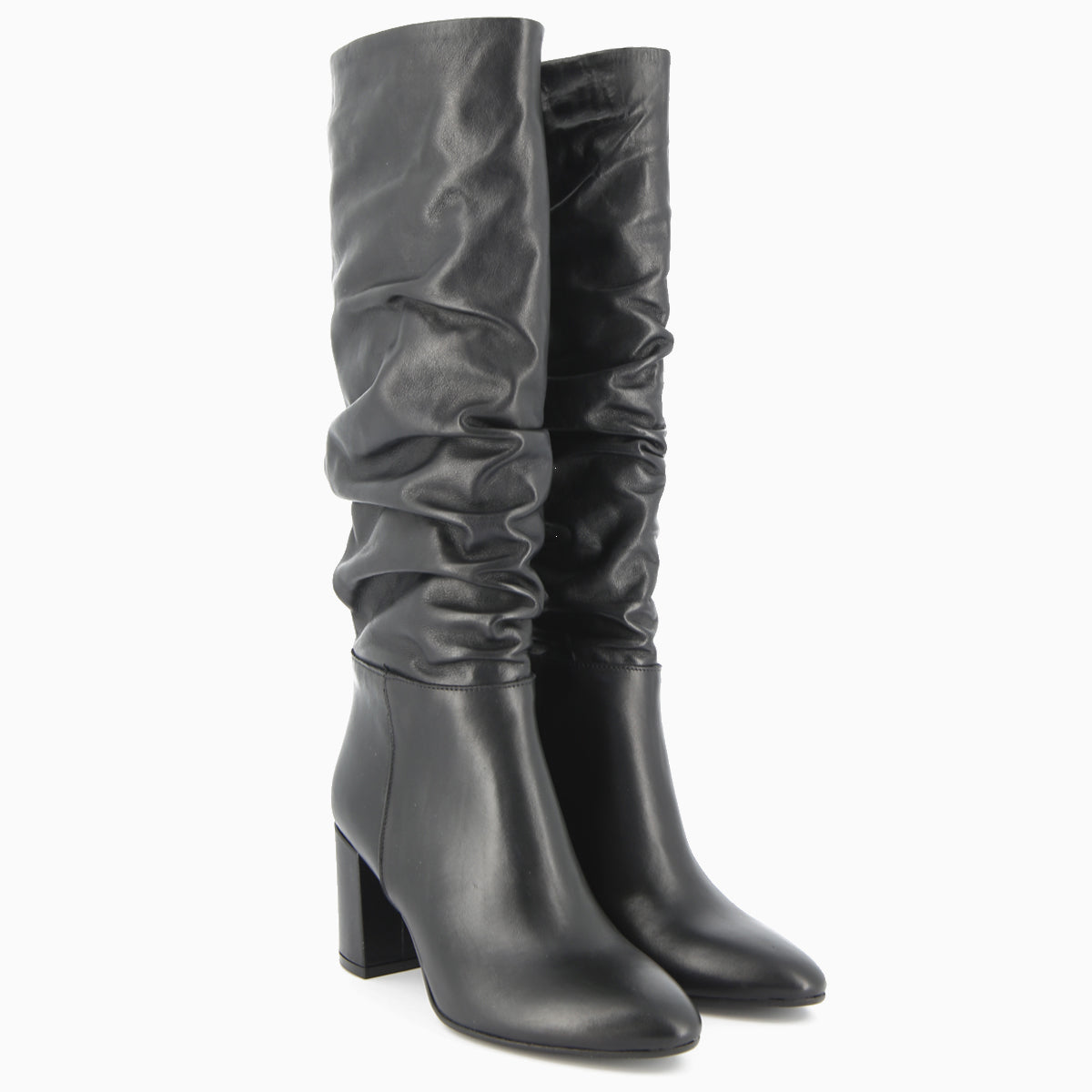 Stivale Melanie in Vitello Nero | Roberta Martini