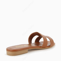 Paris Tan flat sandal