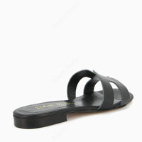 Paris Black flat sandal