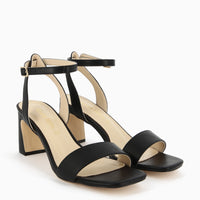 Sandalo Nadia in Nappa Nero | Roberta Martini