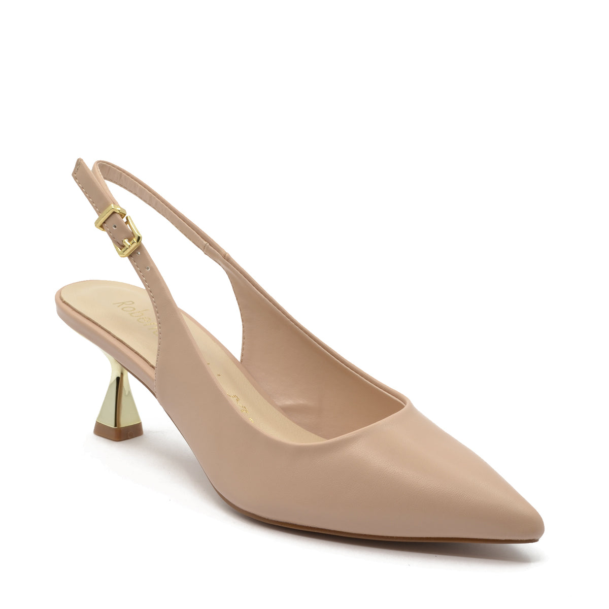 Décolleté Lisa con Cinturino Beige