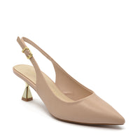 Décolleté Lisa con Cinturino Beige