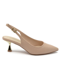 Décolleté Lisa con Cinturino Beige