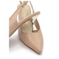 Décolleté Lisa con Cinturino Beige