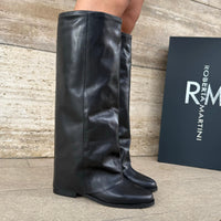 Stivale Sofia in Vitello Nero - Comfort e Stile Italiano | Roberta Martini