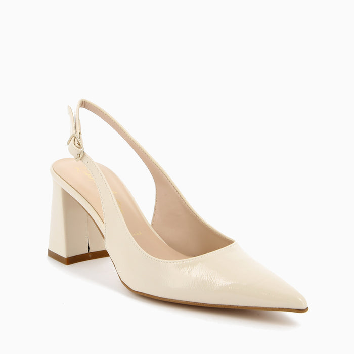 Décolleté Slingback con Cinturino Matilde Naplak Panna