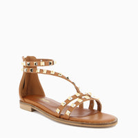 Jada Tan Studded Sandal 