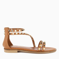 Jada Tan Studded Sandal 
