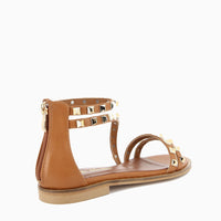 Jada Tan Studded Sandal 