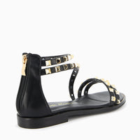 Jada Black Studded Sandal