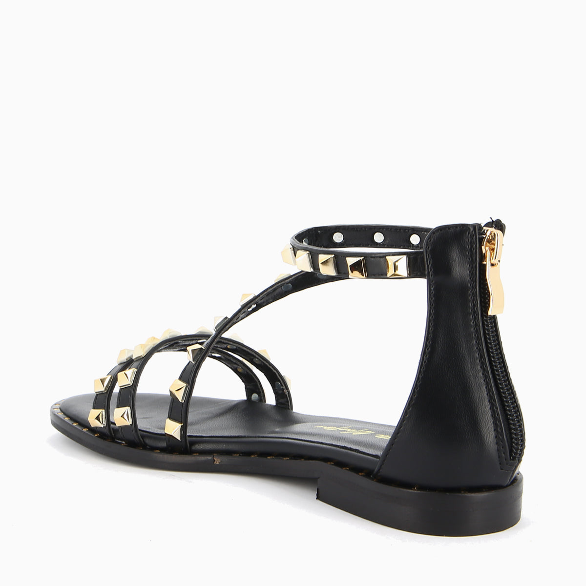 Jada Black Studded Sandal