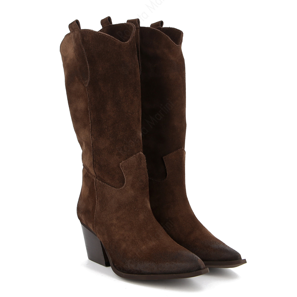 Botte Hanna en Cuir Noir