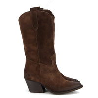 Botte Hanna en Cuir Noir