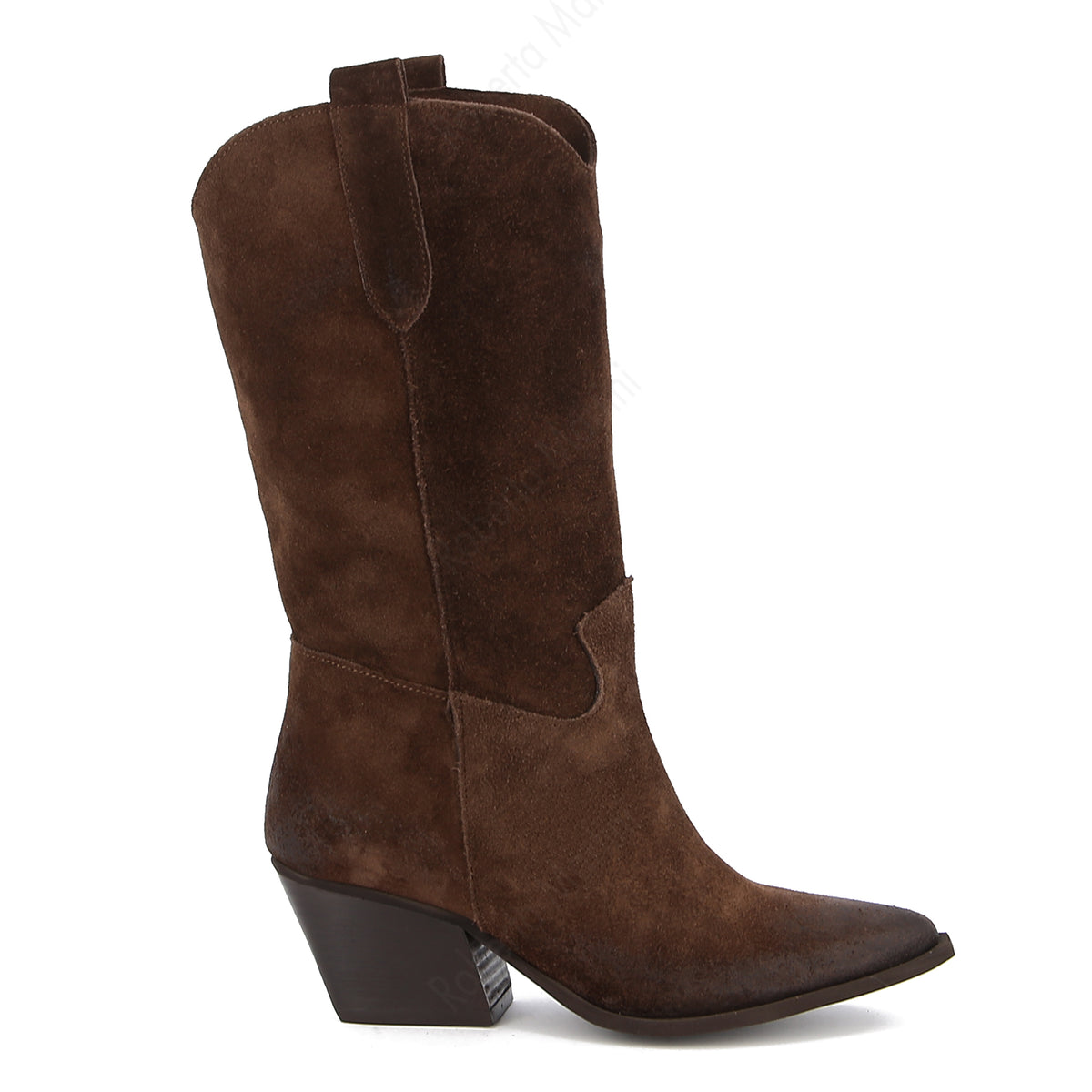Botte Hanna en Cuir Noir