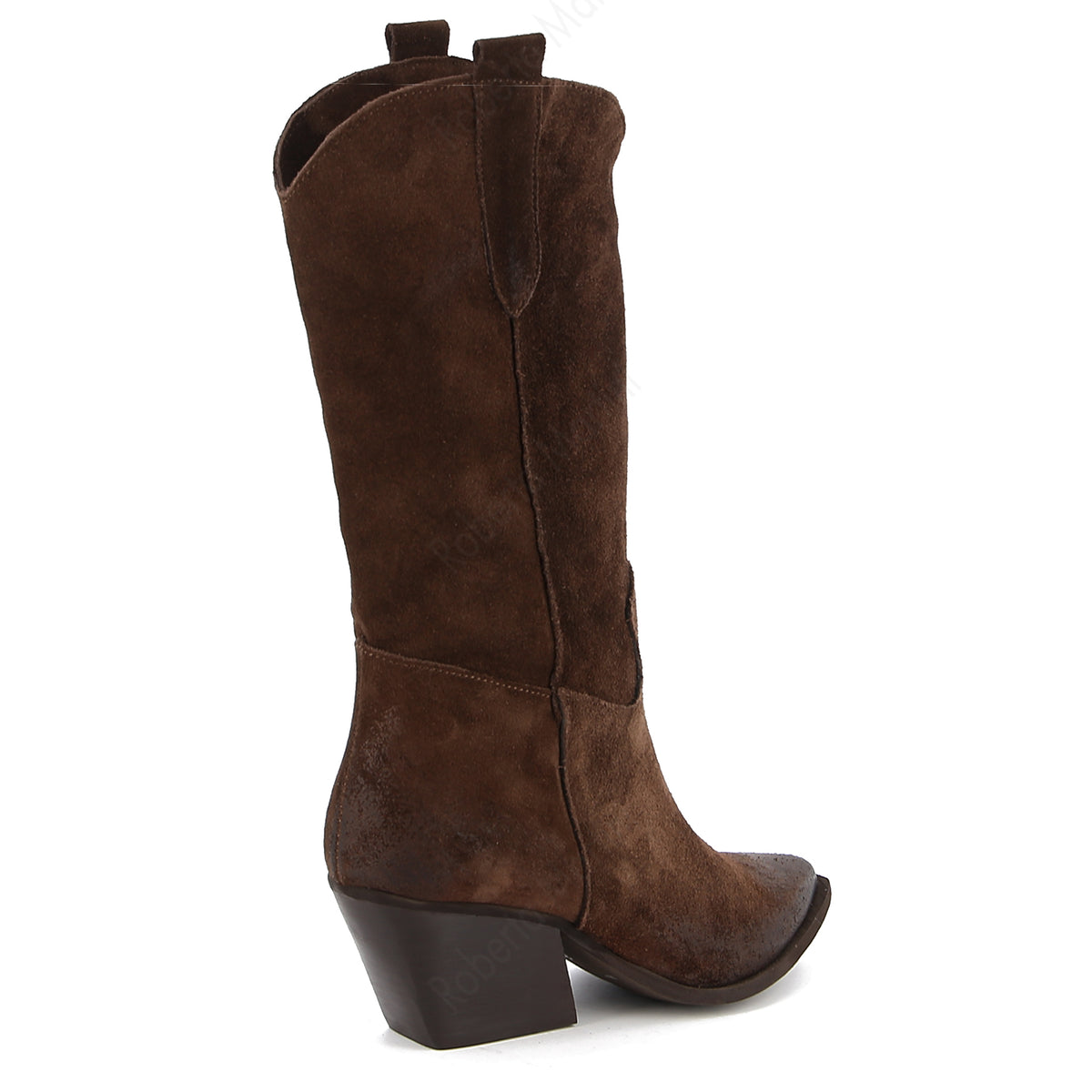 Botte Hanna en Cuir Noir