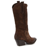 Botte Hanna en Cuir Noir