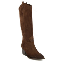 Kinsley Leather Texan Boot Black