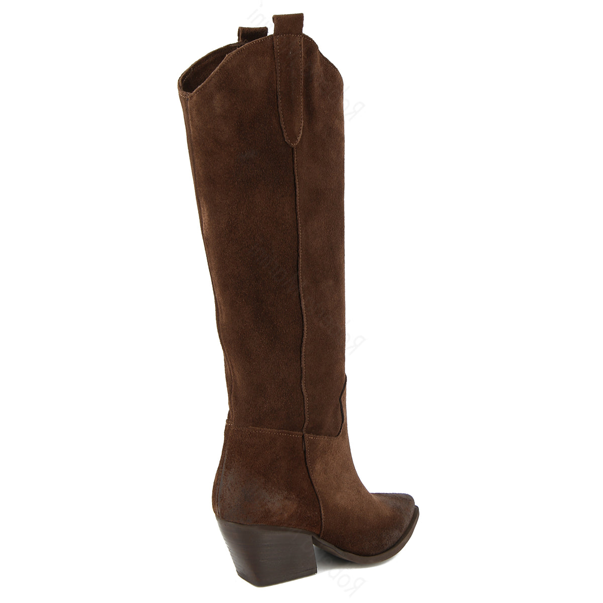 Kinsley Leather Texan Boot Black