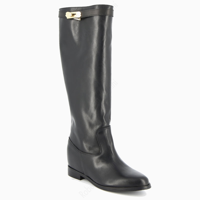 Paris boot Black gold accessory