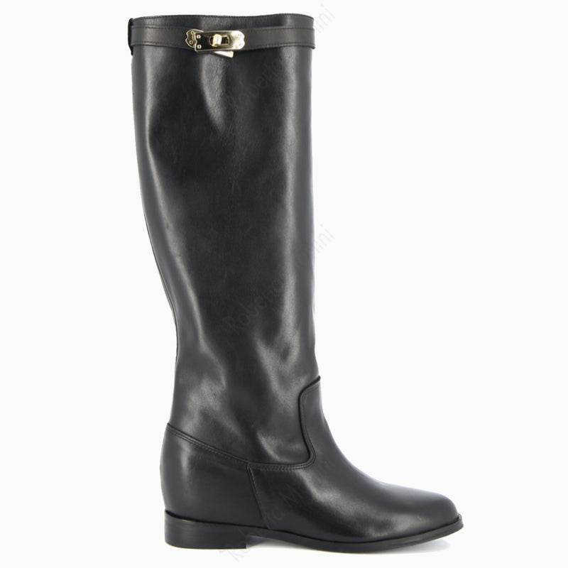 Paris boot Black gold accessory