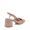 Décolleté Slingback Jane con Cinturino Beige