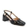 Décolleté Slingback Jane con Cinturino Nero