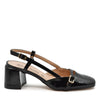 Décolleté Slingback Jane con Cinturino Nero