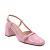 Décolleté Slingback Jane con Cinturino Rosa