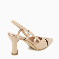 Décolleté Slingback Serena Beige